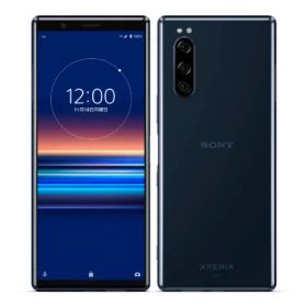 【SIMロック解除済】au Xperia5 SOV41 Blue SONY 当社3ヶ月間保証 中古 イオシス