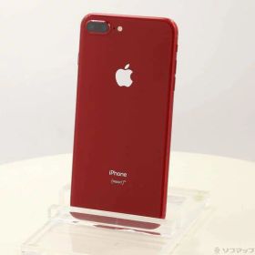 【中古】Apple(アップル) iPhone8 Plus 64GB プロダクトレッド MRTL2J／A SIMフリー 【297-ud】