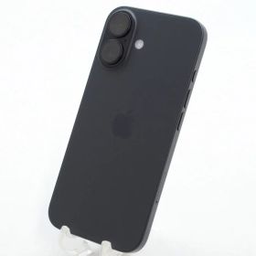 【中古】SIMフリー Apple iPhone16 128GB ブラック A3286 MYDQ3J/A