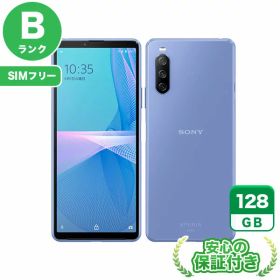 SIMフリー Xperia 10 III SOG04 ブルー128GB 本体[Bランク] Androidスマホ 中古 送料無料 当社3ヶ月保証