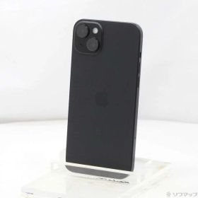 【中古】Apple(アップル) iPhone15 Plus 512GB ブラック MU0T3J／A SIMフリー 【348-ud】