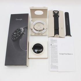 ボーナスストア+5％【美品】Google Pixel Watch4 41mm LTE GA06001-US Matte Blackアルミケース/Obsidianアクティブバンド グーグル ピクセル 本体