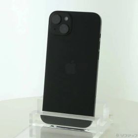 〔中古品〕 iPhone15 Plus 128GB ブラック MU083J／A SIMフリー【352】