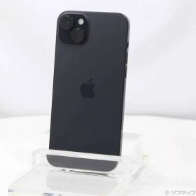 〔展示品〕 iPhone15 Plus 128GB ブラック MU083J／A SIMフリー【377】