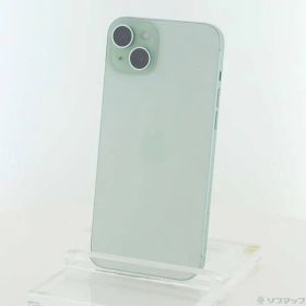 〔展示品〕 iPhone15 Plus 512GB グリーン MU0X3J／A SIMフリー【258】