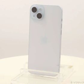 〔中古品〕 iPhone15 Plus 128GB ブルー MU0D3J／A SIMフリー【305】