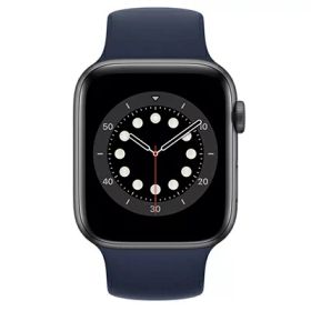 Apple Apple Watch Series6 44mm GPSモデル M02F3J/A+MYWC2FE/A A2292【スペースグレイアルミニウムケース/ディープネイビーソロループ(サイズ8)】 [中古] 【当社3ヶ月間保証】 イオシス