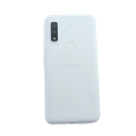arrows FCG01 携帯電話 スマートフォン 本体 ホワイト 白 シルバーカラー 銀色 64GB 5.7インチ Androidバージョン 14 初期化・動作確認済 /MQ ■GY11