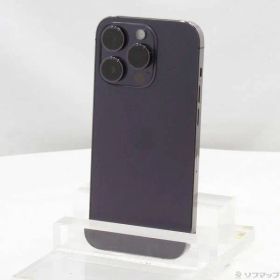 〔中古品〕 iPhone14 Pro 128GB ディープパープル MQ0F3J／A SIMフリー【297】