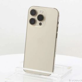 〔中古品〕 iPhone14 Pro 128GB ゴールド MQ073J／A SIMフリー【297】