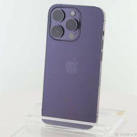 〔中古品〕 iPhone14 Pro 1TB ディープパープル MQ313J／A SIMフリー【305】