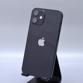 Apple iPhone12 mini 128GB Black A2398 MGDJ3J/A バッテリ89% ■SIMフリー★Joshin1898【1円開始・送料無料】