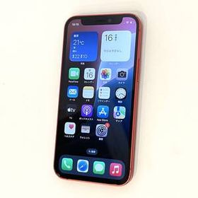 【ブラックフライデーSALE】【中古/ジャンク】SIMフリー iPhone 12 mini 128GB レッド MGDN3J/A ≪docomo版(SIMロック解除済み) 判定〇≫