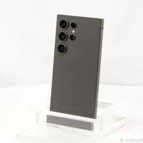 〔中古品〕 Galaxy S24 Ultra 256GB チタニウムブラック SM-S928QZKESJP SIMフリー【258】