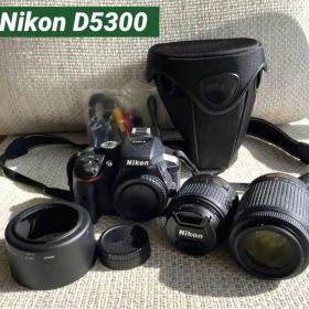 Nikon D5300 デジタル一眼レフ レンズ2本セット Wi-Fiスマホ転送