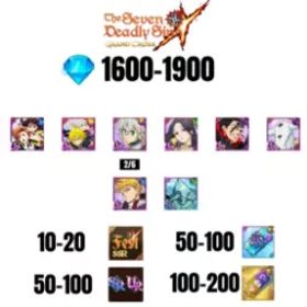 [海外] 1600-1900 虹のダイヤ |トリスタン |ゼルドリス デーモン キング・ニュー |SKULD |7 FEST UR |10-20 フェスト SSR |30-70 UR/SSR |50-100 枚 SSR