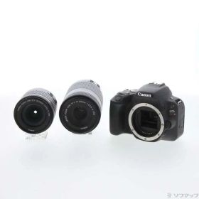 【中古】Canon(キヤノン) EOS Kiss X9 ブラック ダブルズームキット 【348-ud】