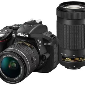 【保証書2018年12月他店印付き・新品未開封】D5300 AF-P ダブルズームキット