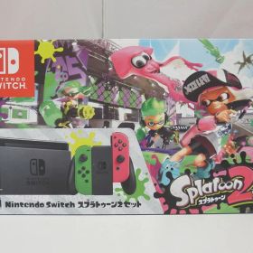 【中古】Nintendo Switch スプラトゥーン2セット 本体 Joy-Con (L)ネオングリーン (R)ネオンピンク ソフト同梱 / 任天堂 HAC-S-KACEA HAC-001【出雲店】