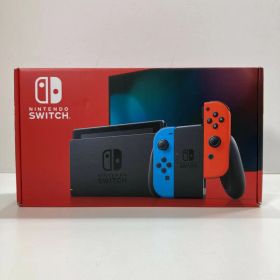 【中古品】 Nintendo Switch ニンテンドー スイッチ 本体 Joy-Con (L) ネオンブルー (R) ネオンレッド 2019モデル 034-250717-mh-08-fuz 万代Net店