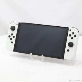 【中古】Nintendo(任天堂) Nintendo Switch 有機ELモデル Joy-Con(L)／(R) ホワイト 【377-ud】