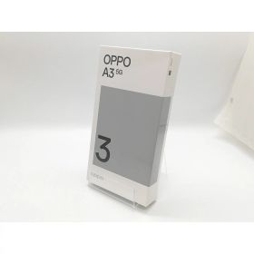 【未使用】Oppo ymobile 【SIMフリー】 OPPO A3 5G 4GB 128GB ブラック【福岡天神】保証期間3ヶ月
