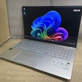 ASUS ノートパソコン Vivobook S 15 クールシルバー S5507QA-HA321W [Copilot+ PC/15.6型/Snapdragon X Elite/メモリ：32GB/SSD：1TB 美品