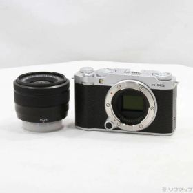 〔中古品〕 FUJIFILM X-M5 XC15-45mmレンズキット シルバー【258】