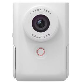【長期5年保証付】【対象ショップ限定 先着フラッシュクーポン】CANON キヤノン PowerShot V10 WH ホワイト ポケットサイズ Vlogカメラ PSV10WH