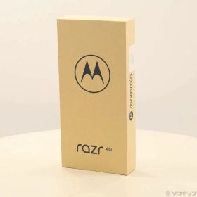 【中古】Motorola(モトローラ) motorola razr 40 256GB バニラクリーム PAYC0001JP SIMフリー 【305-ud】