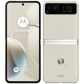 【中古】(未使用品)〈SIMフリー〉Motorola razr40s 256GB バニラクリーム A303MO【安心保証90日/赤ロム永久保証】razr40s 本体 Android アンドロイド スマホ