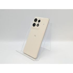 【中古】MOTOROLA SoftBank 【SIMフリー】 motorola edge 50s pro バニラクリーム 8GB 256GB A402MO【京都】保証期間１ヶ月【ランクA】