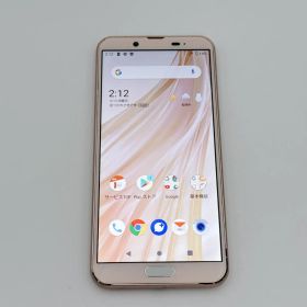 AQUOS sense2 SHV43 シャンパンゴールド au スマートフォン