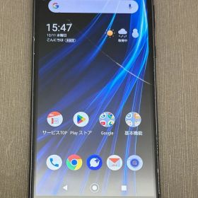 【ジャンク】 AQUOS sense 2 ブラック SHV43 32GB au -MO38-