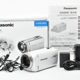 【良品】Panasonic パナソニック HC-V480MS ホワイト 元箱