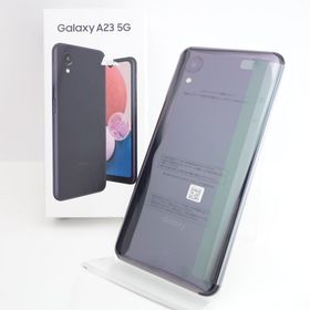 【SIMフリー】Galaxy A23 5G SCG18 ブラック 利用制限〇 au版