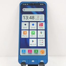 シンプルスマホ6 A201SH SoftBank インディゴブルー c10577