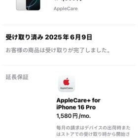 iPhone 16 Pro 256GB チタニウムSIMフリー バッテリー99%