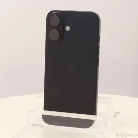 〔中古品〕 iPhone16 128GB ブラック MYDQ3J／A SIMフリー【198】