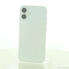 〔中古品〕 iPhone16 Plus 128GB ホワイト MXVC3J／A SIMフリー【377】