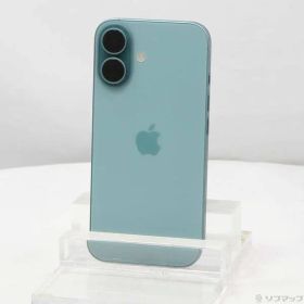 〔中古品〕 iPhone16 256GB ティール MYE13J／A SIMフリー【262】