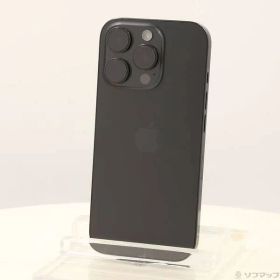 〔中古品〕 iPhone16 Pro 128GB ブラックチタニウム MYMV3J／A SIMフリー【368】