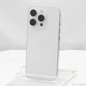 〔中古品〕 iPhone16 Pro 128GB ホワイトチタニウム MYMW3J／A SIMフリー【377】