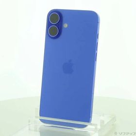 〔中古品〕 iPhone16 Plus 256GB ウルトラマリン MXVK3J／A SIMフリー【344】