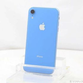 【中古】Apple(アップル) iPhoneXR 64GB ブルー MT0E2J／A SIMフリー 【262-ud】