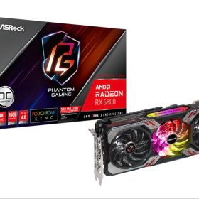 【美品/非喫煙】ASRock RX 6800 16GB OC トリプルファン