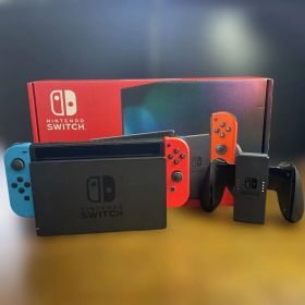 サ2511-2066 美品Nintendo Switch スイッチ 本体 青/赤