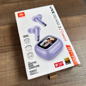 ジェイビーエル(JBL)のJBL イヤホン LIVE BEAM 3 PURPLE開封のみ(ヘッドフォン/イヤフォン)