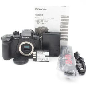 ショット数6642！■ほぼ新品■ PANASONIC ミラーレス一眼カメラ ルミックス GH5 ボディ ブラック DC-GH5-K ♯84033