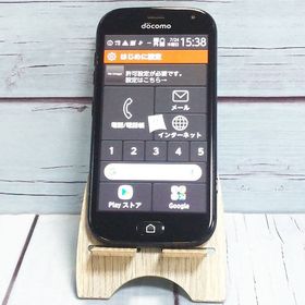 docomo F-01L 富士通 ブラック らくらくスマートフォン me 492